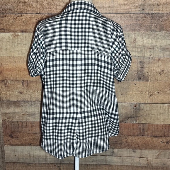 Madewell Double-Faced Hayden Popover Top in Breeney Plaid size Small - Picture 5 of 12